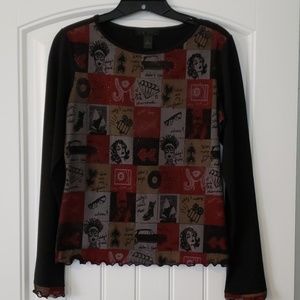 A Picture is a Thousand Words Long Sleeve Top